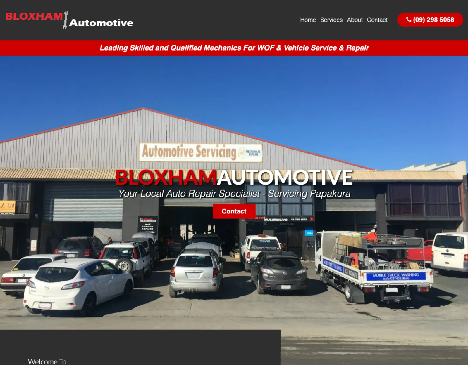 Bloxham Automotive homepage